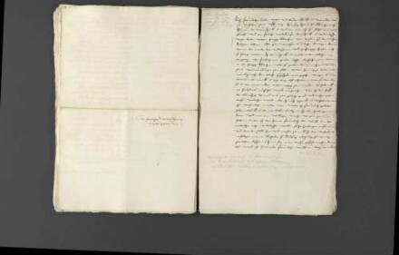 Schriftwechsel zwischen Pfalzgraf Wolfgang und Herzog Christoph von Württemberg bezüglich der von Herzog Albrecht V. von Bayern aufgenommenen Gerüchte, der Pfalzgraf plane den Verkauf einiger Ämter des Herzogtums Neuburg.