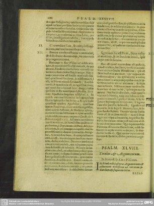 Psalmus XLVIII