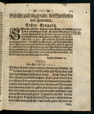 623-635, Gerade und ungerade, der Gottlosen und Frommen
