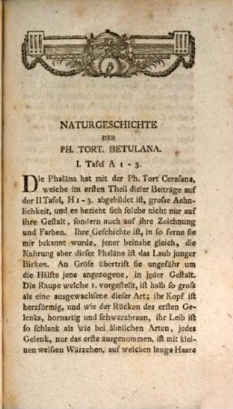 Beiträge zur Geschichte der Schmetterlinge, 1