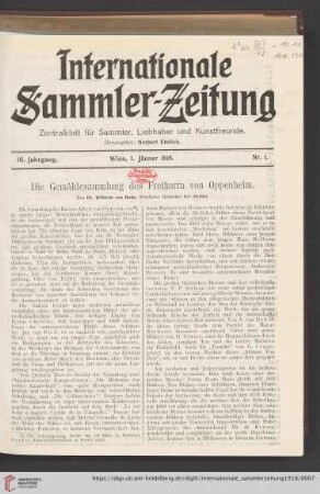 Nummer 1 (1. Jänner)