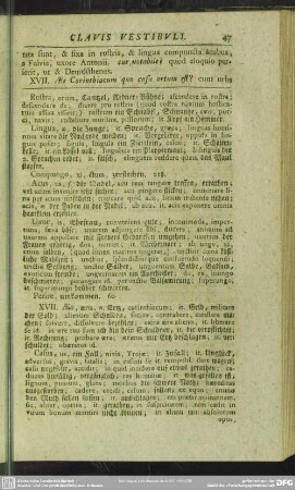 XVII. Aes Corinthiacum quo casu ortum est?