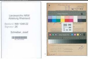 Entnazifizierung Josef Schreiber , geb. 23.02.1900 (Prokurist)