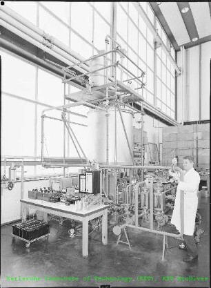 Wasser-Versuchsstand am Institut für Neutronenphysik und Reaktortechnik (INR)