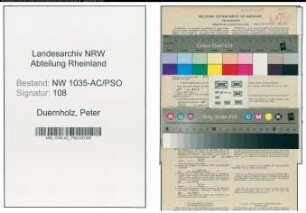 Entnazifizierung Peter Duernholz , geb. 15.12.1920 ()