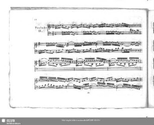 Prelude [und] Fuga [incomplett] XX.