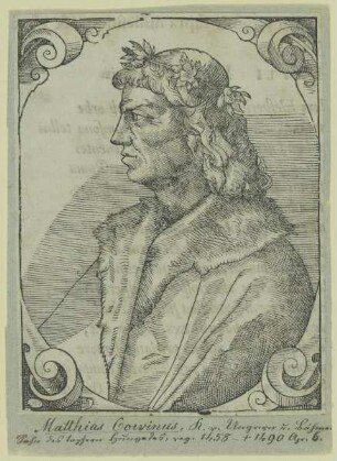 Bildnis des ungarischen Königs Matthias Corvinus I.