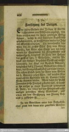§. 72. Fortsetzung des Vorigen