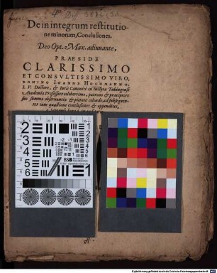 De in integrum restitutionibus minorum conclusiones