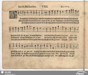 VIII. Freundlicher Held dich hat erwehlt