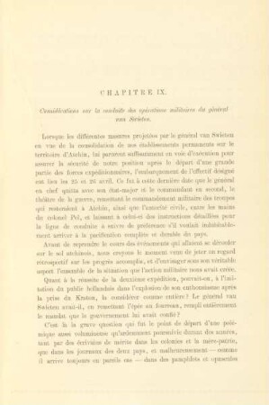 Chapitre IX. Considérations sur la conduite des opérations militaires du général van Swieten