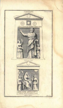 Grafik "Tombeaux"