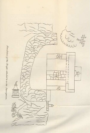 Foundation of the temple alluded to in the inscription