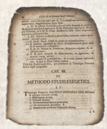 Cap. III. De Methodo Studii Exegetici