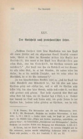 326-340 Der Antichrist nach protestantischer Lehre : I.