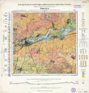 [3759] Schwiebus, Geologische Karte von Preußen und benachbarten deutschen Ländern