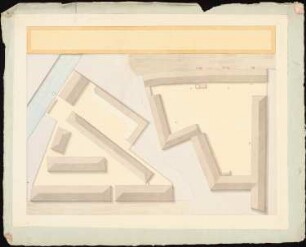 Landwirtschaftlicher Betrieb: Lageplan (vgl. Inv.Nr. 1120)