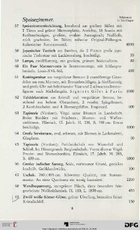 Speisezimmer (Nr. 57-74)
