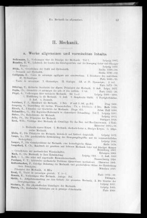 II. Mechanik.