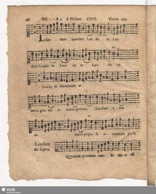 VII. Laudate Dominum omnes gentes