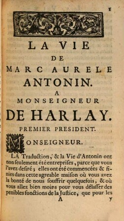 Reflexions Morales De L'Empereur Marc Antonin, 1