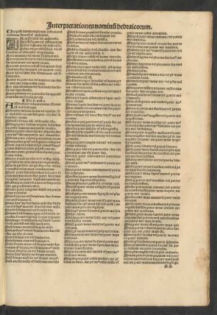 Interpretationes nominum hebraicorum.