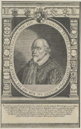 Bildnis des Erzbischof Georg Friedrich von Mainz