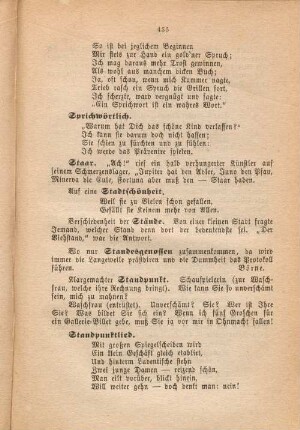 Verschiedenheit der Stände.