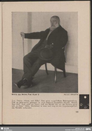 Bildnis des Malers Prof. Kuel