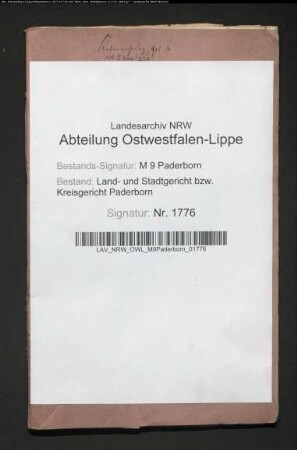 Erblasser: Steinbrück, Lisette: