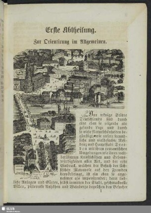 Erste Abtheilung. Zur Orientirung im Allgemeinen