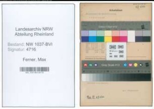 Entnazifizierung Max Ferner , geb. 08.04.1897 (Postinspektor)