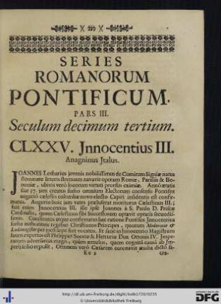 Seculum XIII.
