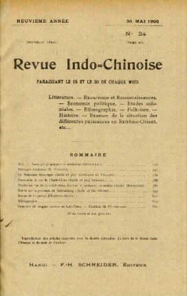 30 Mai 1906. No 34