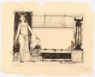 Gedenkblatt: Ansichten (Variante zu Inv.Nr. 19684/ 85/ 86/ 87)