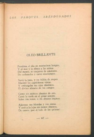 Oleo brillante