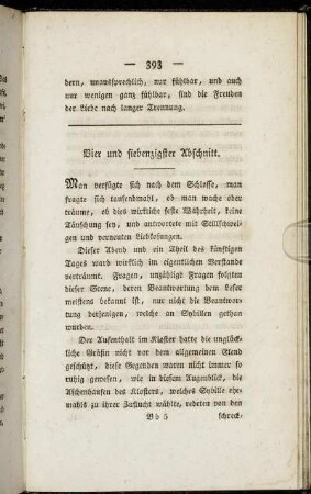 Vier und siebenzigster Abschnitt.