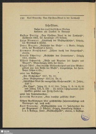 Schrifttum. Außer den musikalischen Werken kommen als Quellen in Betracht