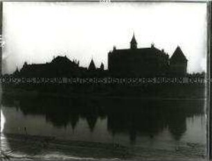 Blick auf die Stadt Marienburg von Südwest