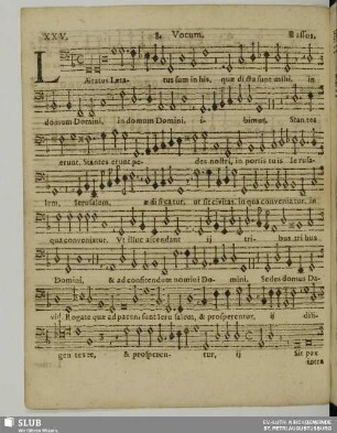 XXV. Laetatus sum