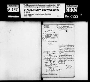 Kirchen- und Schuldiener: Aufzugs-, Investitur- und Vikariatskosten, Oberamt Maulbronn