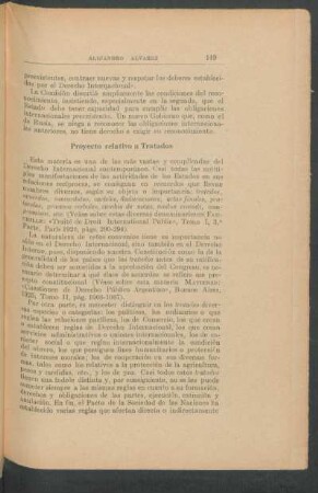 Proyecto relativo a Tratados