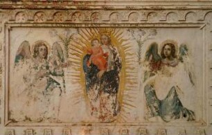 Frankreich. Midi Pyrenees. Aveyron. Rodez. Kathedrale Notre Dame. Table d autel. Detail. 15 Jahrhundert