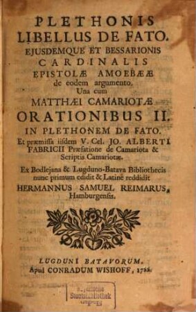 Libellus de fato