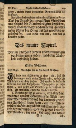 229-244, Das neunte Capitel