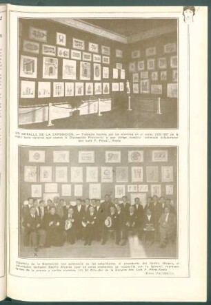 [Retrato en grupo de la] Clausura de la Exposición [...]