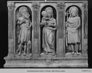 Die Madonna mit dem Kind, dem Heiligen Hieronymus und dem Heiligen Ladislav