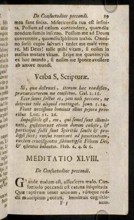 89-96, Meditatio XLVIII - L