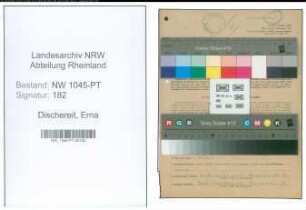 Entnazifizierung Erna Dischereit , geb. 28.08.1917 (Angestellte)