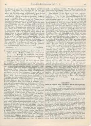 466-468 Noch einmal Lukas als Verfasser des 3. Evangeliums und der Apostelgeschichte